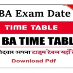 ba 3rd year exam date