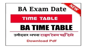 ba 3rd year exam date