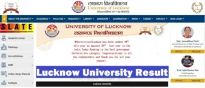 lucknow university ba 1st year result