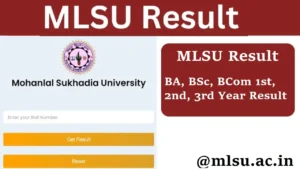 mlsu ba 3rd year result