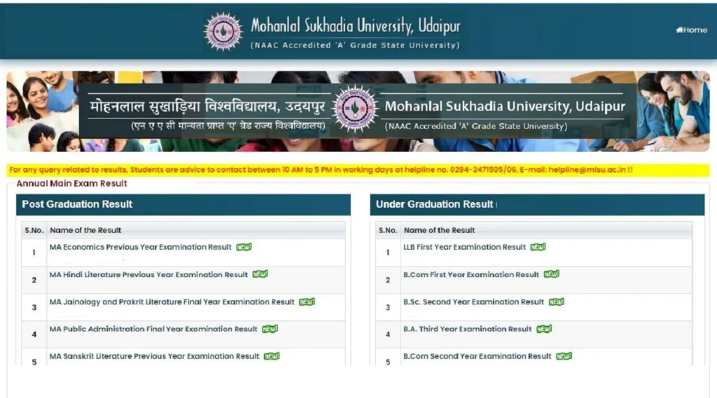 mlsu ba 2nd year result