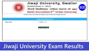 jiwaji university bsc 2nd year result